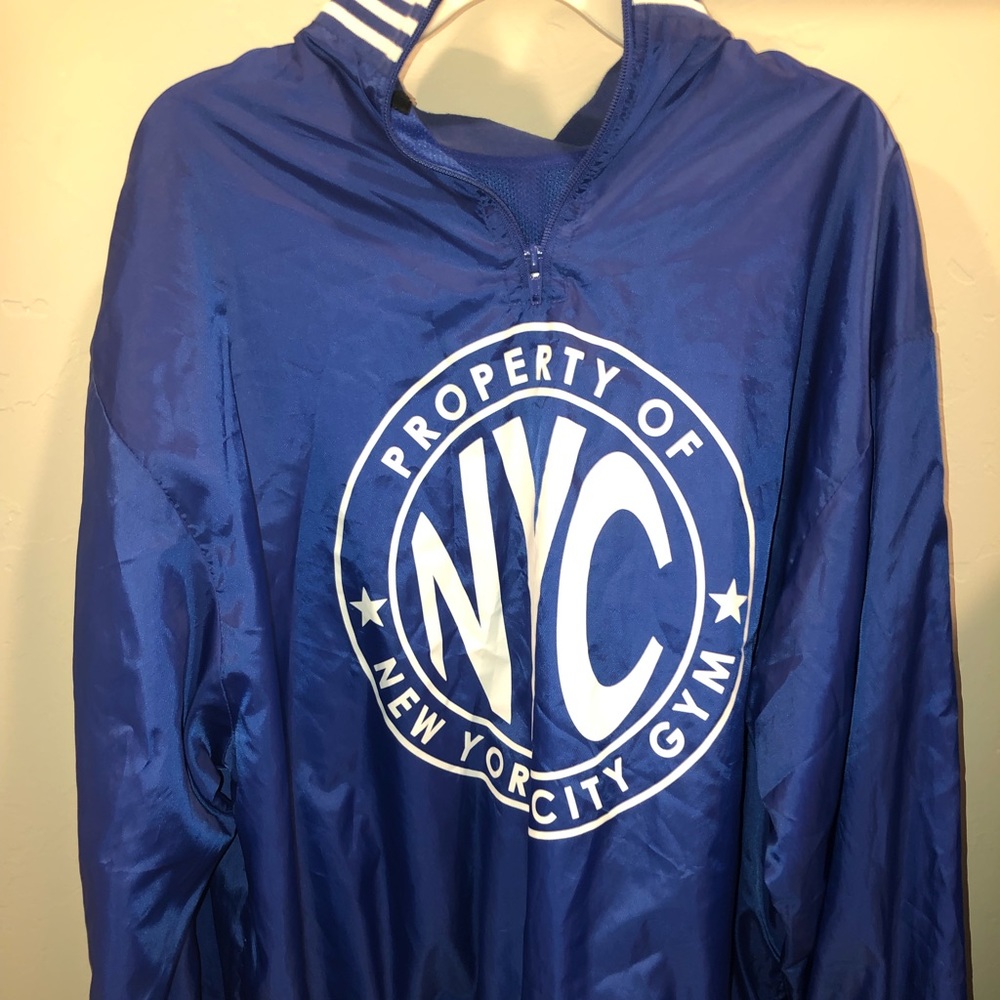 Blue NYC pullover